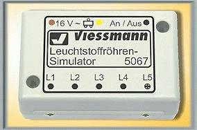 Viessmann 5067 - Leuchtstoffröhren-Simulator