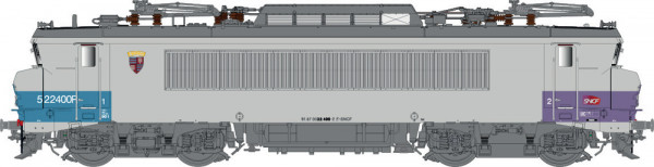 LSModels 11557 - SNCF Ellok Reihe BB22400R "En Voyage Simplfiee" Design Ep.6, großes Führerhaus, log