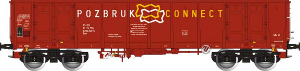 Albert Modell 538001 - PKP offener Güterwagen Eaos braunrot Ep.6, PBC