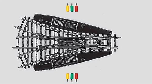 Märklin 2270 - Symmetrische Dreiwegweiche elektrisch
