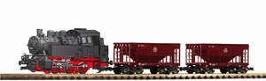 Piko 37100 - Startset "Güterzug" mit Dampflok BR 80 + 2 Schüttgutwagen