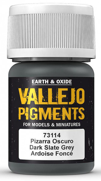 Vallejo 773114 - Pigmentfarbe 30ml dunkles Schiefergrau