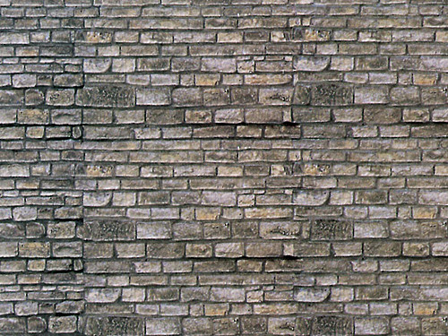 Vollmer 47366 - N Mauerplatte Mauerstein aus Karton, 25 x 12,5 cm, 10 Stück