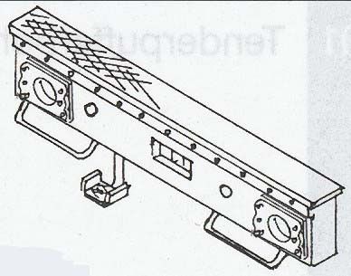 Weinert 8489 - Pufferbohle BR92 m.Pufferfl.