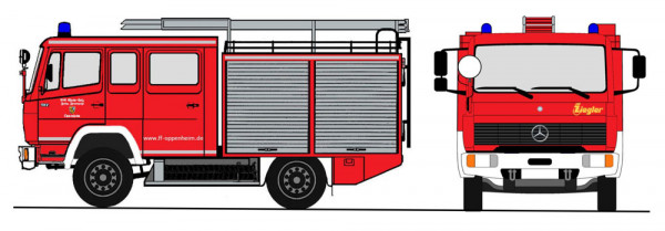 Loewe 4067 - MERCEDES BENZ 917 (LN2) - LF 8/6 - VG Rhein-Selz/Fw. Oppenheim