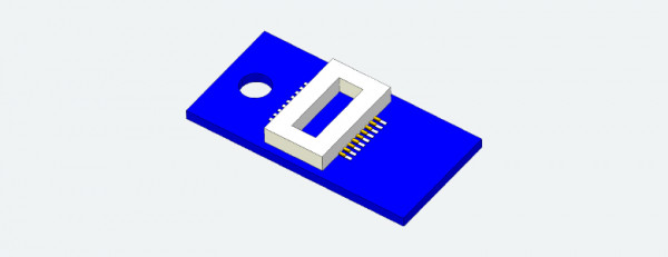ESU 51999 - Adapterplatine Next18 für 6 Ausgänge, Lötkontakten und angelöteten Kabeln