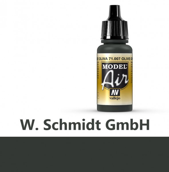 Vallejo 771007 - Model Air Olivgrün, 17 ml