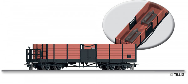 Tillig 15959 - „Cabriowagen 506“ der HSB, Ep. V -FORMVARIANTE-
