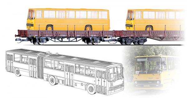 Tillig 502906 - DR Set "Ikarus-Transport" Teil 1