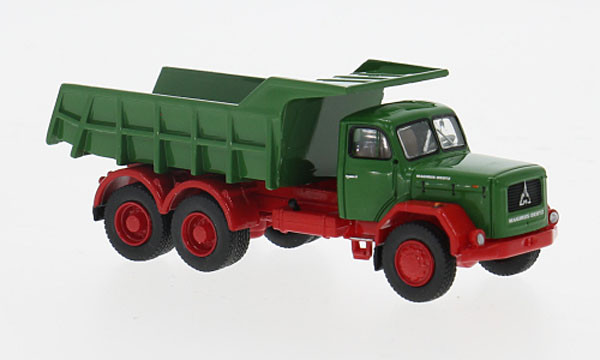 Brekina 83306 - Magirus Jupiter Kipper, grün/rot, 1960