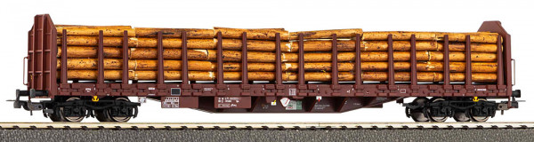 Piko 24610 - DB AG Stammholztransportwagen Roos-t642 RSBG Ep. 6, mit Holzladung