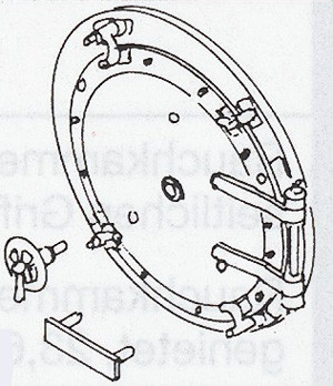 Weinert 8074 - Rauchkammertür BR 91, 92