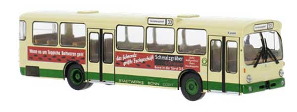 Brekina 50820 - MB O 305 "Schmalzgräber" Stadtwerke Bonn 1972