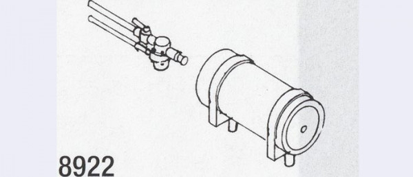 Weinert 8922 - Luftbehälter BR 55 1Stk
