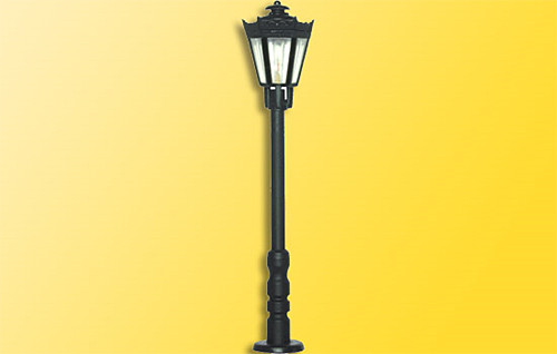 Viessmann 6071 - Parklaterne schwarz mit klarem Schirm, LED warmweiß