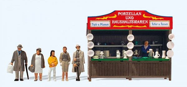 Preiser 24693 - Kirmesbude "Porzellan" - Fertigmodell