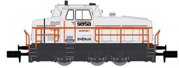 NME 123604 - Rangierdiesellok DHG 700C Zechenlok weiss Ep.6, "SERSA"