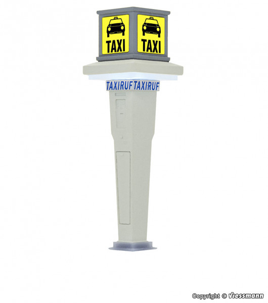 Viessmann 1378 - H0 Taxistand mit LED-Beleuchtung