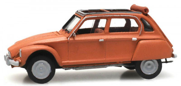 Artitec 387.438 - Citroën Dyane orange offenes Dach Fertigmodell aus Resin, lackiert