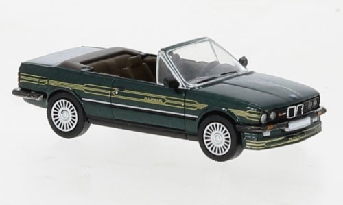 PCX870445 - BMW Alpina C2 2,7 Cabriolet metallic dunkelgrün, Dekor, 1986,