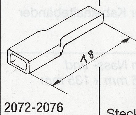 Weinert 2074 - Isolationstüllen rot, 20St