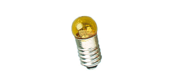 Brawa 3311 - Kugelbirne, E 5,5 Gleichstrom Gelb 6 mm 19 V/60 mA