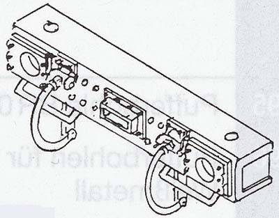 Weinert 8485 - Pufferbohle BR85 hinten 1Stück