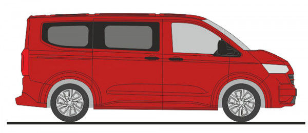 Rietze 11736 - Volkswagen T7 Caravelle intensive red