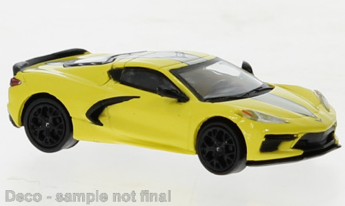 PCX870672 - Chevrolet Corvette C8 hellgelb, schwarz, 2020,