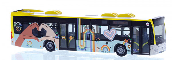 Rietze 73519 - Mercedes-Benz Citaro ´15 WestVerkehr Geilenkirchen- Pride Bus