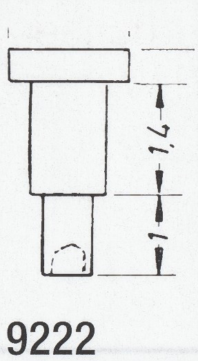 Weinert 9222 - Niete f. Steuerungen