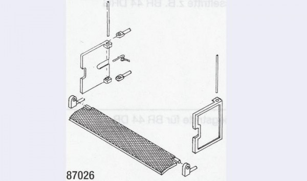 Weinert 87026 - Tenderübergangsteile P8, BR381