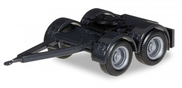 Herpa 051453-002 - Dolly für Hängerzug, überlang (4 Stück), schwarz