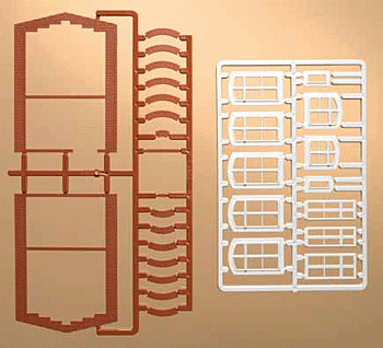 Auhagen 41615 - Fensterbögen und Fenster