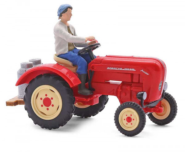 Busch 50013 - Traktor Porsche m. Bäuerin
