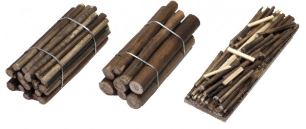 Bemo 6551101 - Holzladung Stamm dünn für 2251/2255