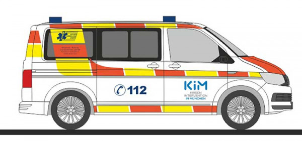 Rietze 53949 - Volkswagen T6 Aicher Ambulanz Krisenintervention München