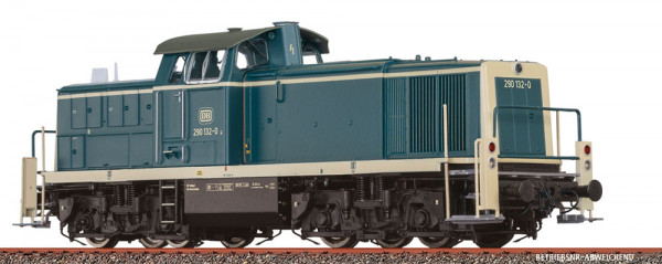 Brawa 41584 - DB Diesellok BR 290 oceanblau/beige Ep.4, mit DCC-Decoder + Sound