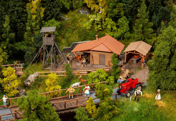 Faller 130637 - Jagdhütte mit Hochsitz