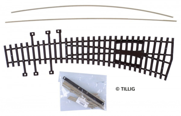 Tillig 82411 - Innenbogenweiche rechts Bausatz