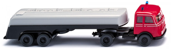 Wiking 080696 - MB Pullman Feuerwehr-Tanksattelzug