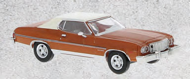 Brekina 19733 - Ford Gran Torino rotorange/elfenbein Vorbildbaujahr 1976
