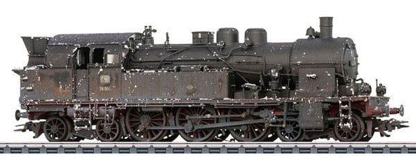 Märklin 39790 - DB Dampflok BR 78 Ep.3, Tonnendach, 3-domig, mfx+ Decoder + Sound, verschneit