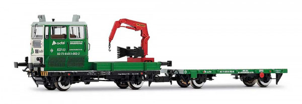 Electrotren HE2011D - ADIF, Rottenkraftwagen KLV 53, in grün-weißer Farbgebung, Ep. VI, mit DCC-Deco