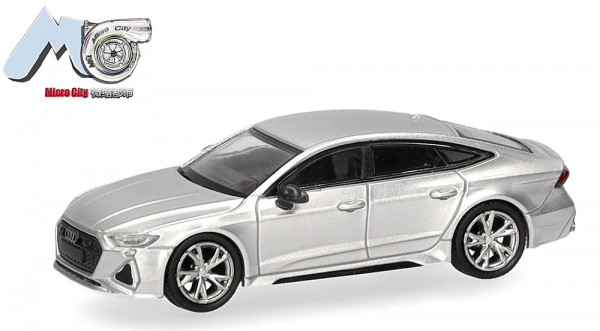 Herpa 87MC000083 - Audi RS7, silber