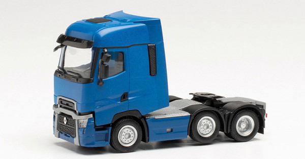 Herpa 315104 - Renault T facelift Zugmaschine 6x2, blau