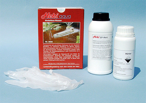 Heki 3550 - Aqua Gießwasser 400 g Harz 200 g Härter Heki kreativ