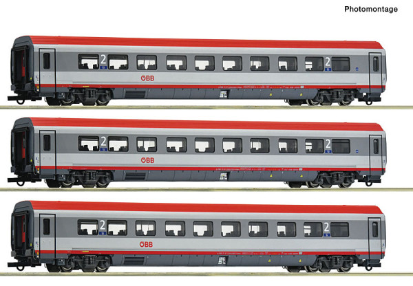 Roco 6200273 - ÖBB 3er Set Personenwagen ÖBB E6