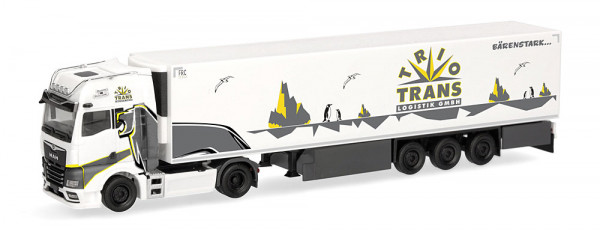 Herpa 321358 - MAN TGX GX Kühlkoffer-Sattelzug "Trio-Trans/EVOLION"