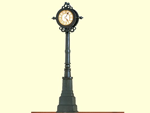 Brawa 5366 - Uhr Stettiner Bahnhof Berlin beleuchtet MS-Zifferblatt, Zeiger verstellbar Höhe 79 mm E